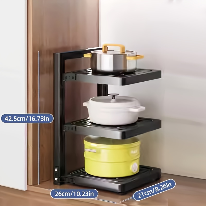 Stojak na garnki, patelnie i miski do szafki pod zlewozmywak kuchenny