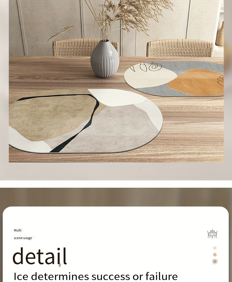 4-Piece Rectangular PU Leather Placemats