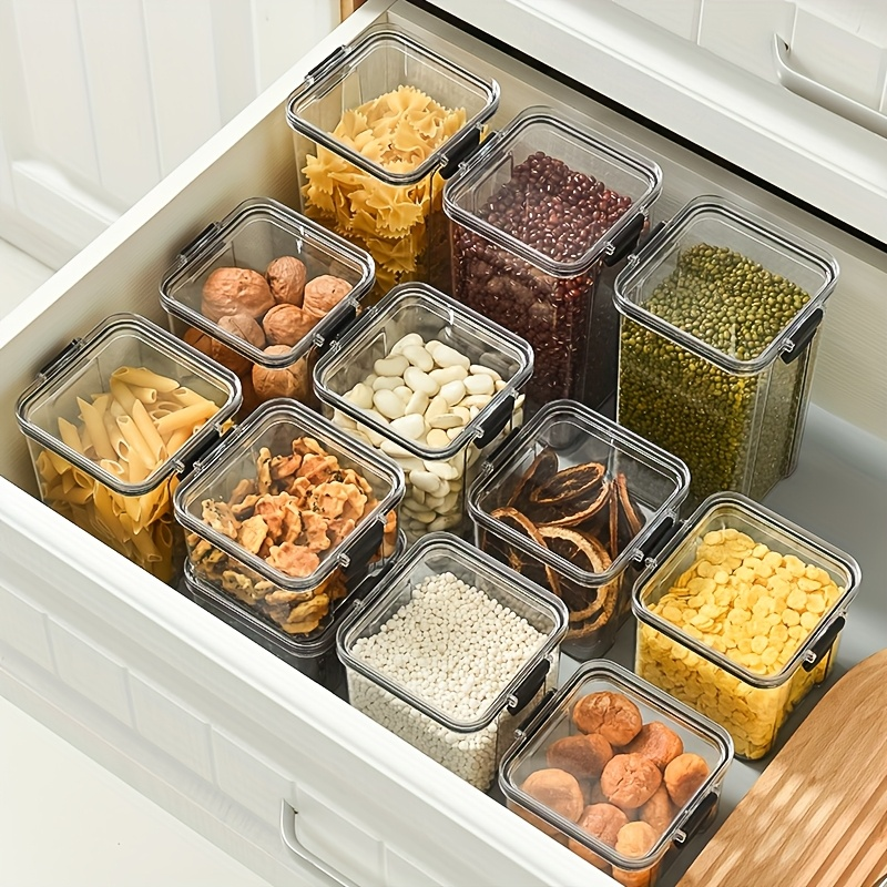7-piece kitchen airtight jar set for cereal products