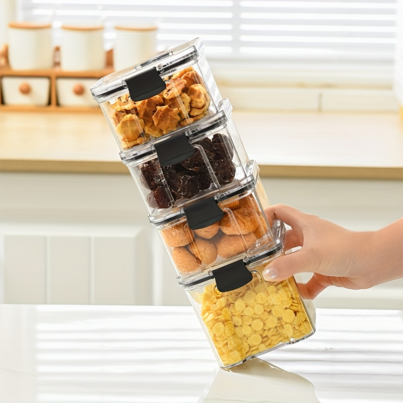 7-piece kitchen airtight jar set for cereal products