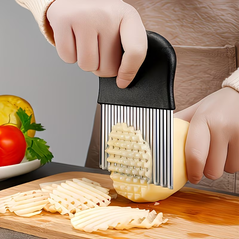 Krajacz do frytek falisty ze stali nierdzewnej