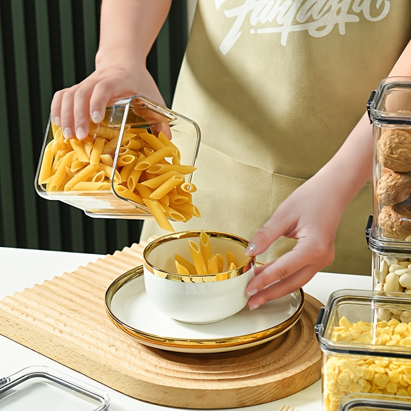 7-piece kitchen airtight jar set for cereal products